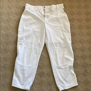 Wilson White Baseball Pants. Youth XL